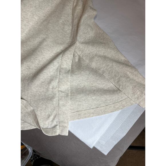 J.Jill Perfect Pima tunic beige/cream heathered cowl neck career basic office - Picture 7 of 7